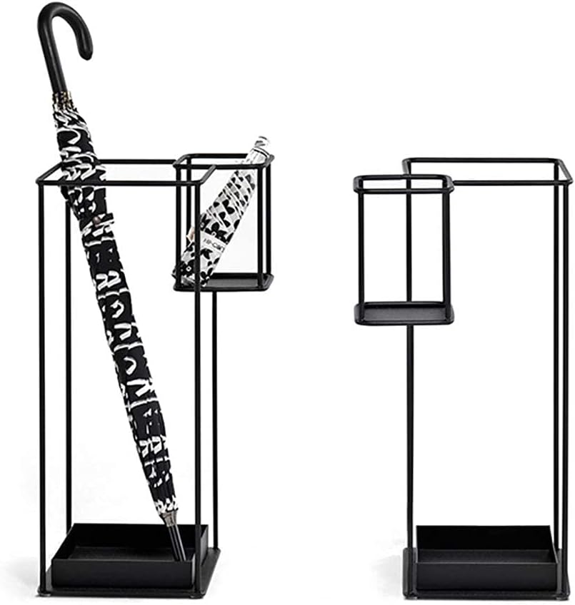 Indoor Umbrella Stand, Rust-Resistant Metal nizer with Drip Tray, Entryway & Hallway Storage Solution for Home & Office, Stylish Water Container, Space-Saving Design