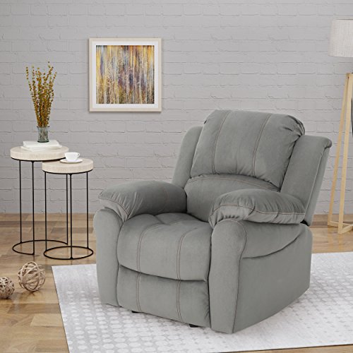 Christopher Knight Home Edwin Recliner, Grey + Black