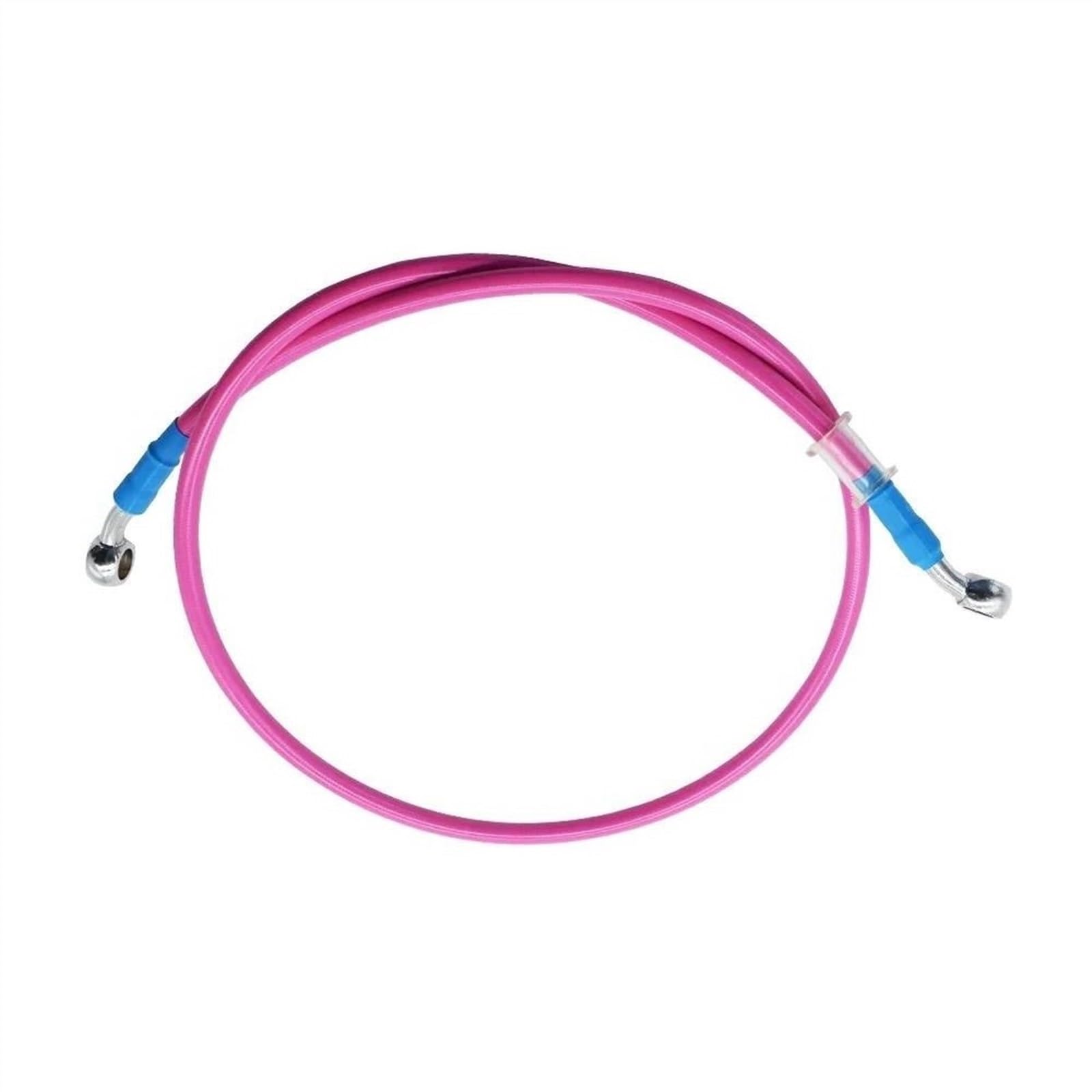 Ksxzw Pink Motorbike Part 100Cm Motorcycle Brake Oil Hose Line Pipe Hydraulic Reinforced Stainless Steel Braided