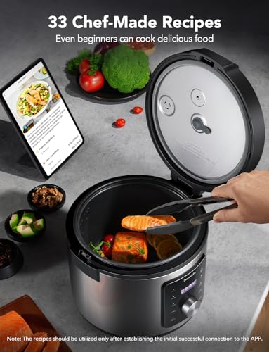 Smart Rice Cooker for Busy Moms: 6-in-1 Multi-Cooker with App & Recipes