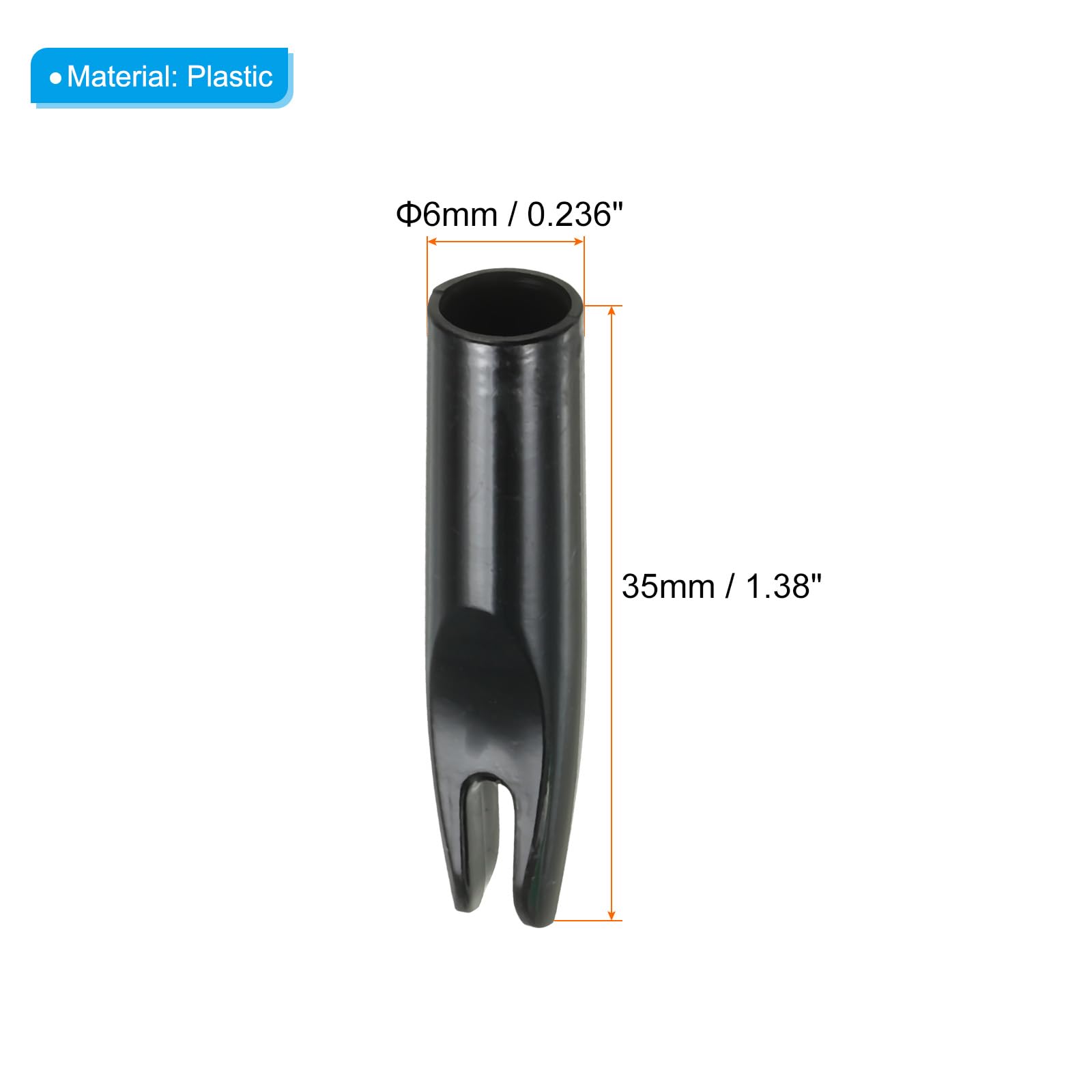 PATIKIL Archery Arrow Nocks 6mm 0.236