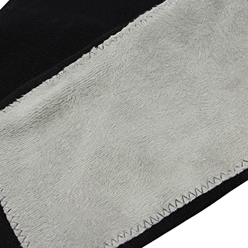 Image of JUMISEE 1 Pair Cotton Compression Knee Sleeve for Men Women, Warm Fleece Lined Knee Brace Leg Support for Running Pain Management Arthritis Pain Relief Rheumatism