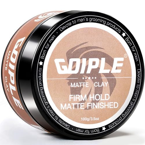 Hair Styling Clay, Matte Finish Hair Paste for Men, Water