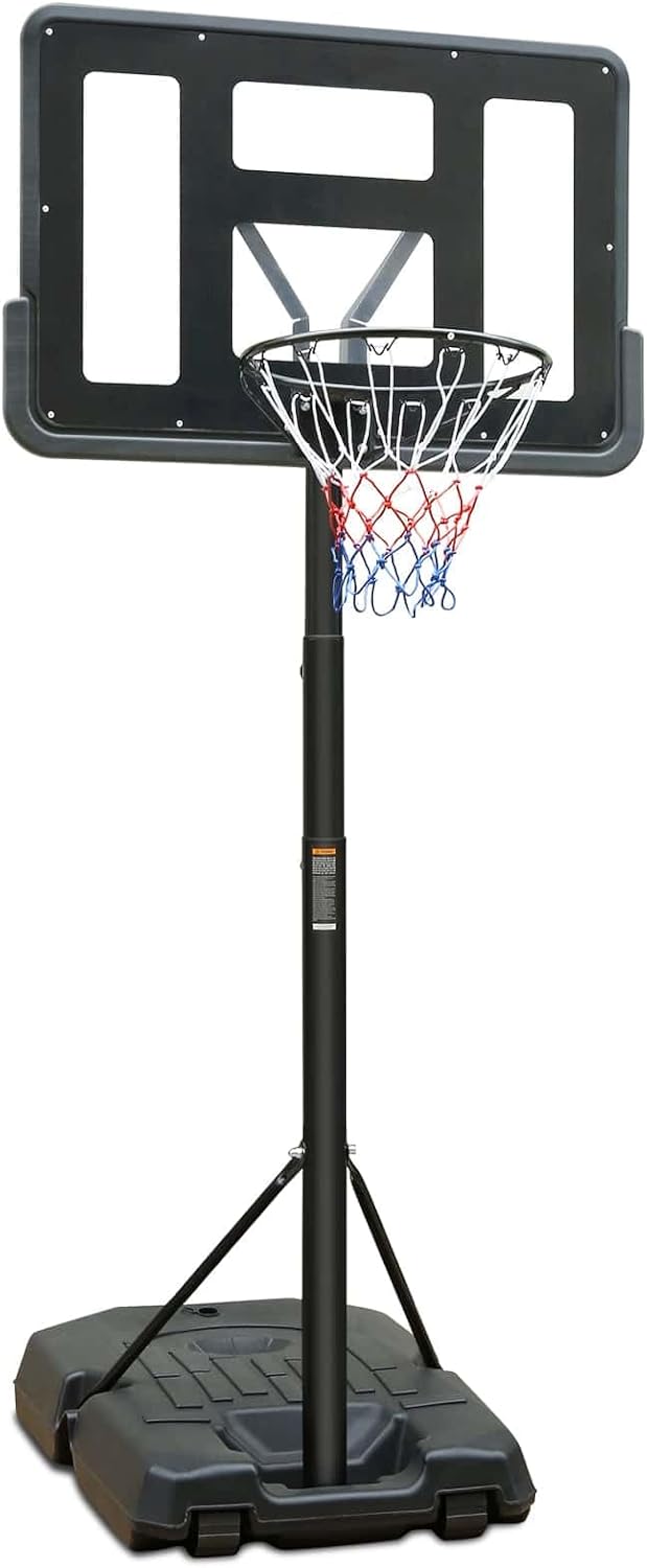 6.6ft 10ft Basketball Hoop Portable Basketball Hoop Height Adjustable Basketball