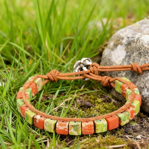 Image of 7 Chakra Bracelet Bohemian Handmade Leather Wrap Healing Protection Natural Stone Yoga Beaded Bracelets Boho Friendship Jewelry