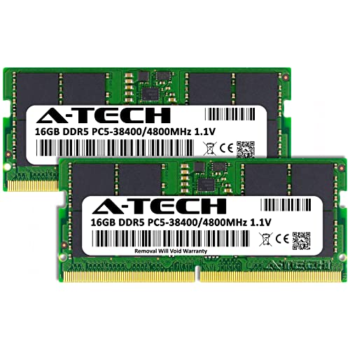 Image of A-Tech 32GB Kit (2x16GB) RAM Compatible for ASUS TUF Gaming A15 FA507RE-A15.R73050T Gaming Laptop | DDR5 4800MHz PC5-38400 SODIMM 1.1V 262-Pin Non-ECC SO-DIMM Memory Upgrade