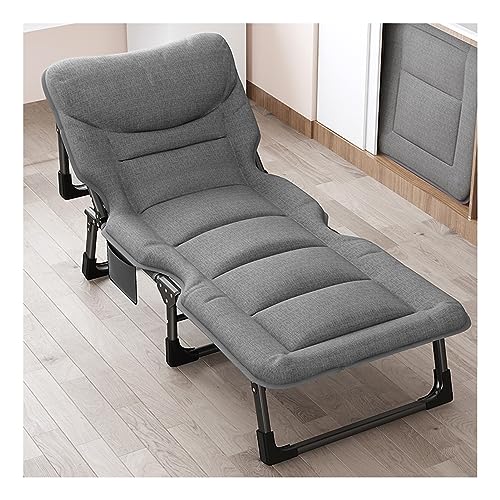 Cama Plegable portátil para Camping con cojín y Almohada: Superficie de Cama ampliada para Actividades al Aire Libre, Siestas en la Oficina, Viajes, Senderismo, fácil Montaje, solución de de