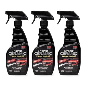 Stoner Car Care 92333-3PK Hybrid Ceramic Trim Shine Restores OEM Finish and Protects Plastic and Vinyl Trim for Automotive Interior and Exterior, Water-Based, 16 Fl Oz, Pack of 3