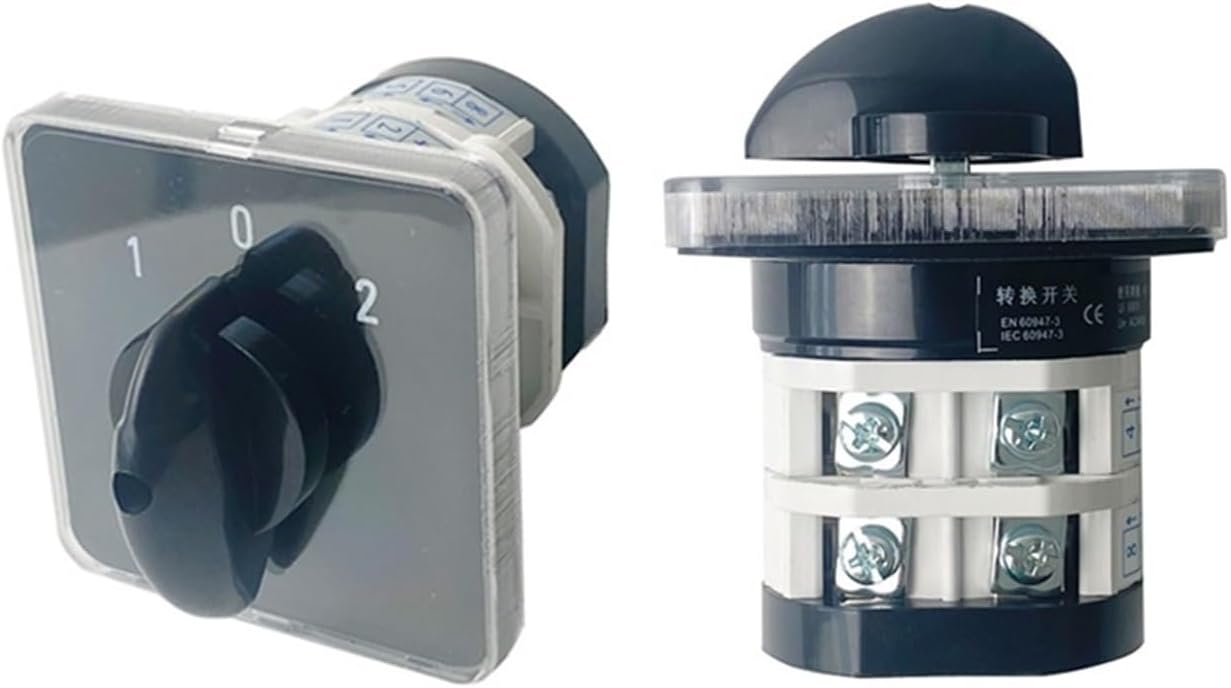 LW31 Rotary Selector 32A 2 Poles Cam Manual Transfer Changeover Switch YMZ12-32/2