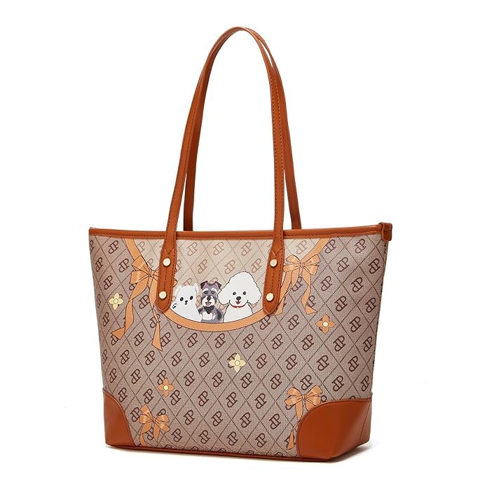 Image of Women's Handbag Tote Bag Premium PU Leather Shoulder Bag with Top Handle & Detachable Strap - Stylish Large Capacity Purse for Office, Casual & Party Use