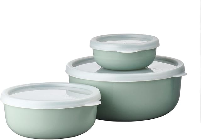 Set Storage box Lumina 3 pcs (250+750+1500) - Nordic sage.