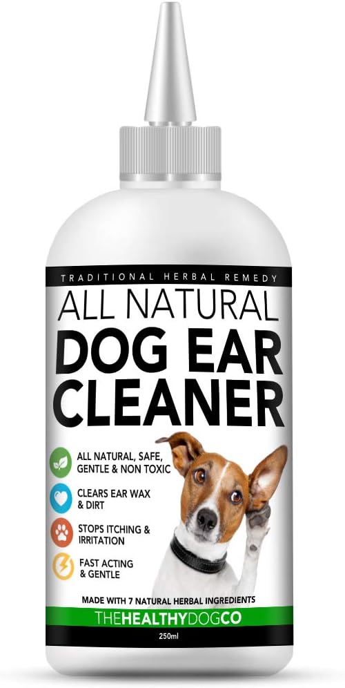 The Healthy Dog Co Dog Ear Cleaner Dog Ear Drops for Infection