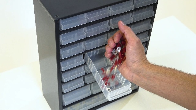 Raaco 137195 Open Toolbox R-Blue – Durable Polypropylene Open Tool