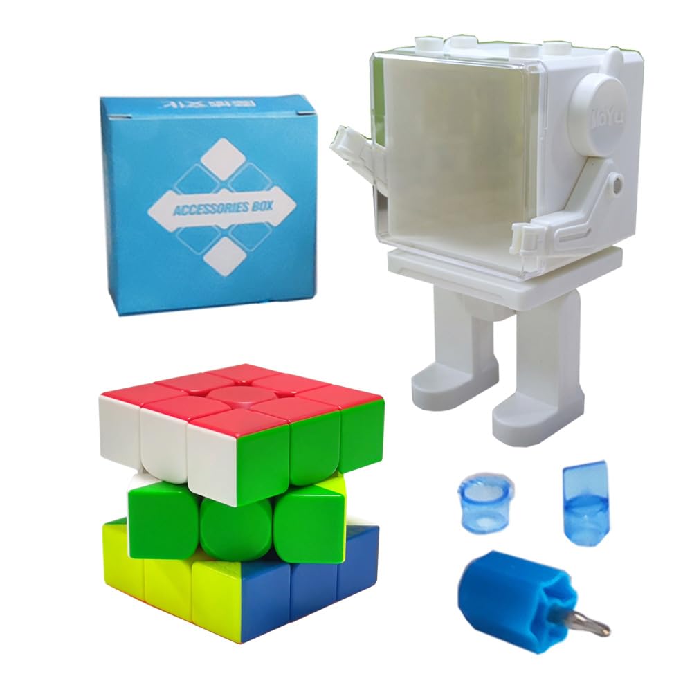 MoYu MoFangJiaoShi Cubing Classroom MFJS RS3M V5 3x3x3 MagLev Version Cube Robot Speed Magic Puzzle Cube Stickerless Matte Surface Cube MF8820