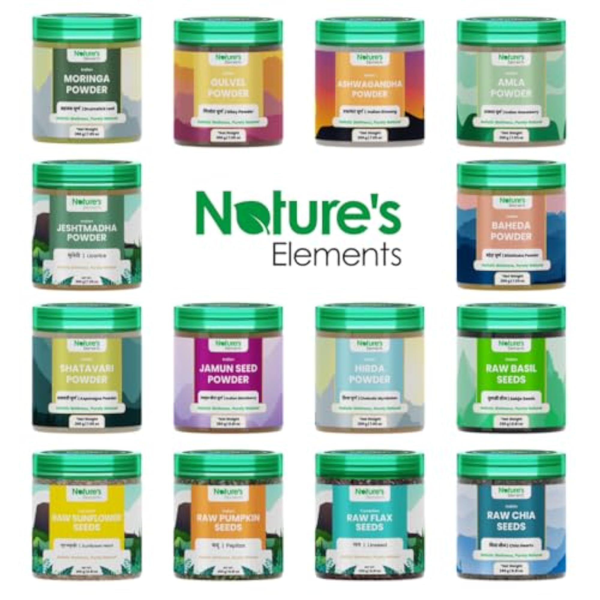 Nature's Elements Amla Powder, 100% Pure Herbal