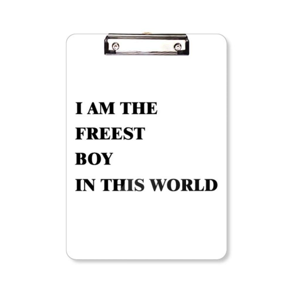 Bloc-notes A4 I Am The Freest Boy pour ne plus manquer d'espace - 5