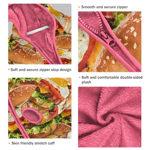 Girls and Toddlers Zip-Up Hoodie Sweatshirt Toddler Hooded Jacket3