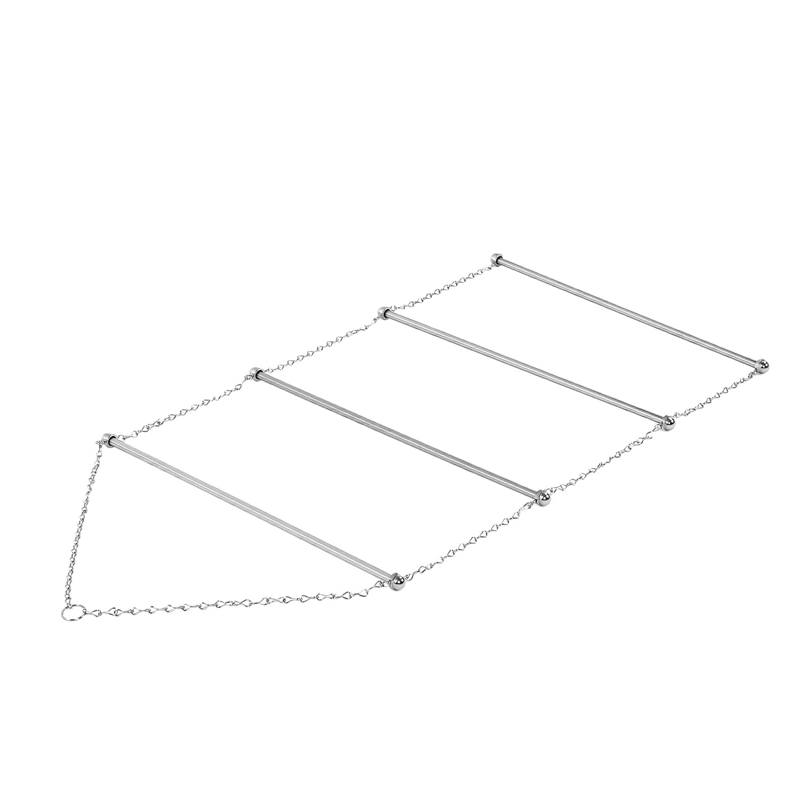 Denash Horse Blanket Rack con 4 Barre Appendiabiti, Folding Saddle Pad