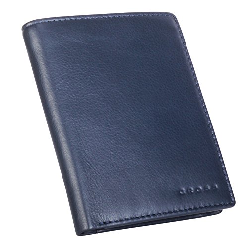 Cross Men's Genuine Leather North Bi-fold Coin Wallet with Credit Card and Currency Compartment (Classic Men_Navy Blue)3