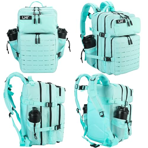 Image of LHI Tactical Military Backpack for Men 25L /45L Large Molle Army Assault Pack 3 Day Hiking Rucksack With Bottle Holder