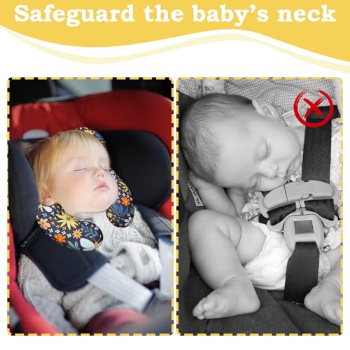 50% Off Baby Travel Pillow - Infant Neck Support for Car Seat - Image 4