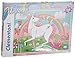 Clementoni-27109 Belle Supercolor Puzzle Unicorno, Multicolore, 27109