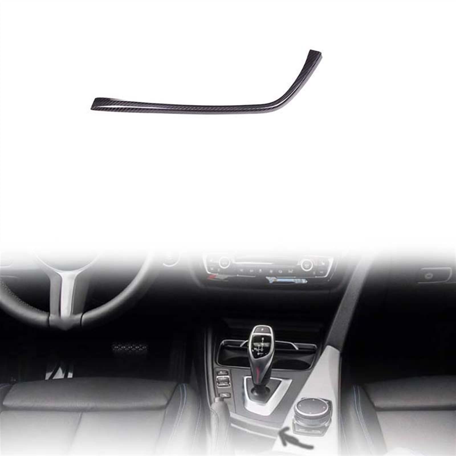 Tiras de cambio de marchas en carbono para revivir el interior de tu coche 8