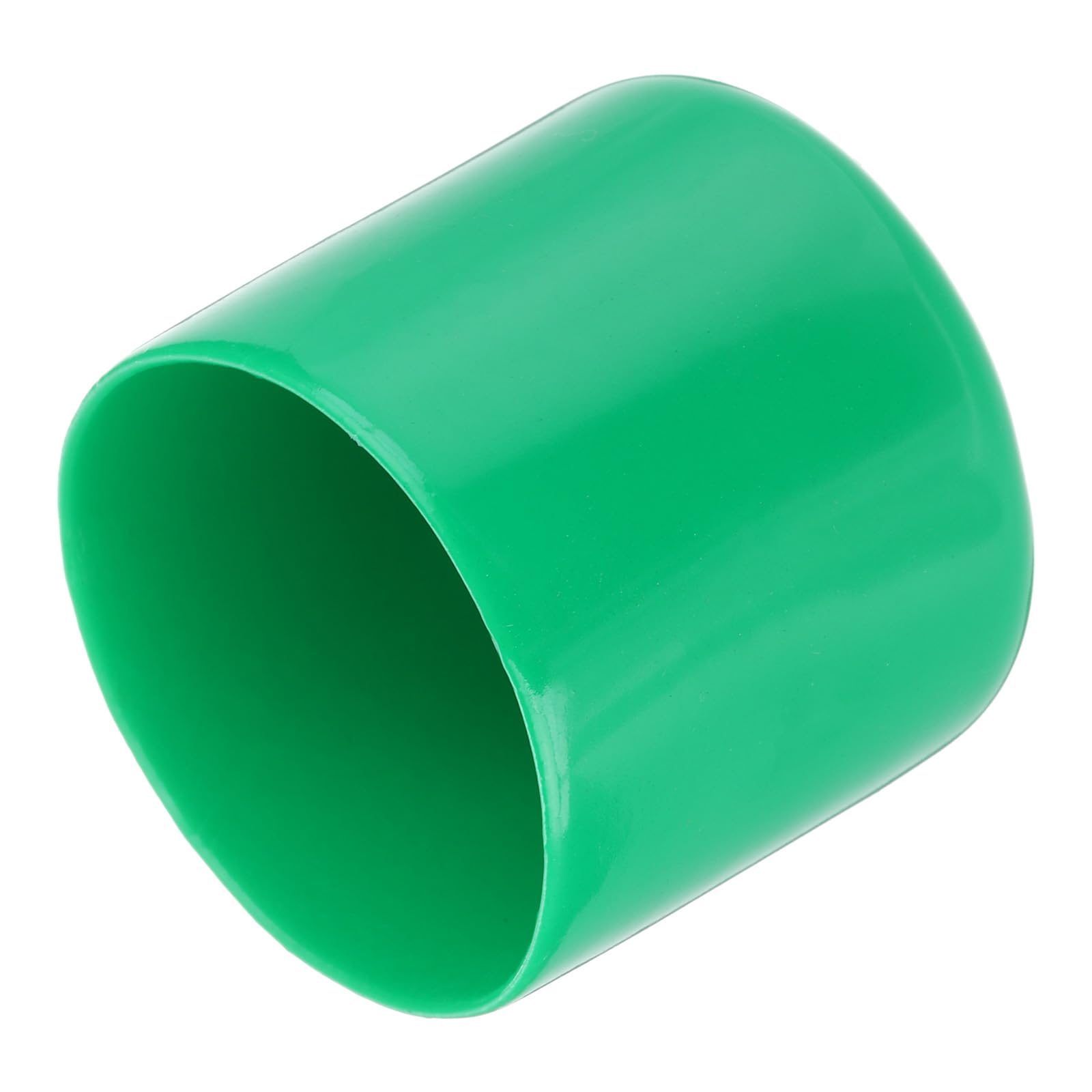 uxcell 20pcs Rubber End Caps 48mm(1 7/8") ID Vinyl PVC Round Tube Bolt Cap Cover Screw Thread Protectors Dark Green
