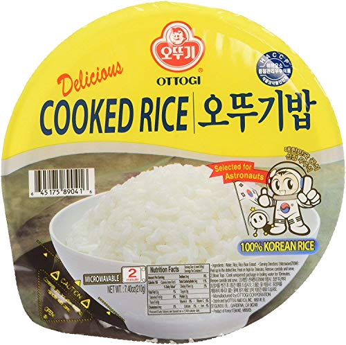 Ottogi Fresh Cooked White Rice, 7.40 Ounces (Pack of 24)