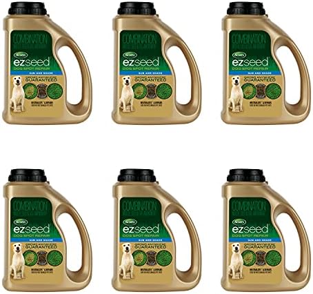 Scotts EZ Seed Dog Spot Repair Sun and Shade, Combination Mulch, Seed and Soil Amendment, 2 lbs. (6-Pack)