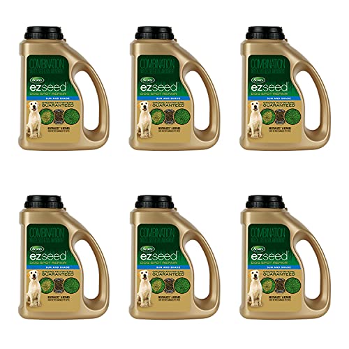Scotts EZ Seed Dog Spot Repair Sun and Shade, Combination Mulch, Seed and Soil Amendment, 2 lbs. (6-Pack)