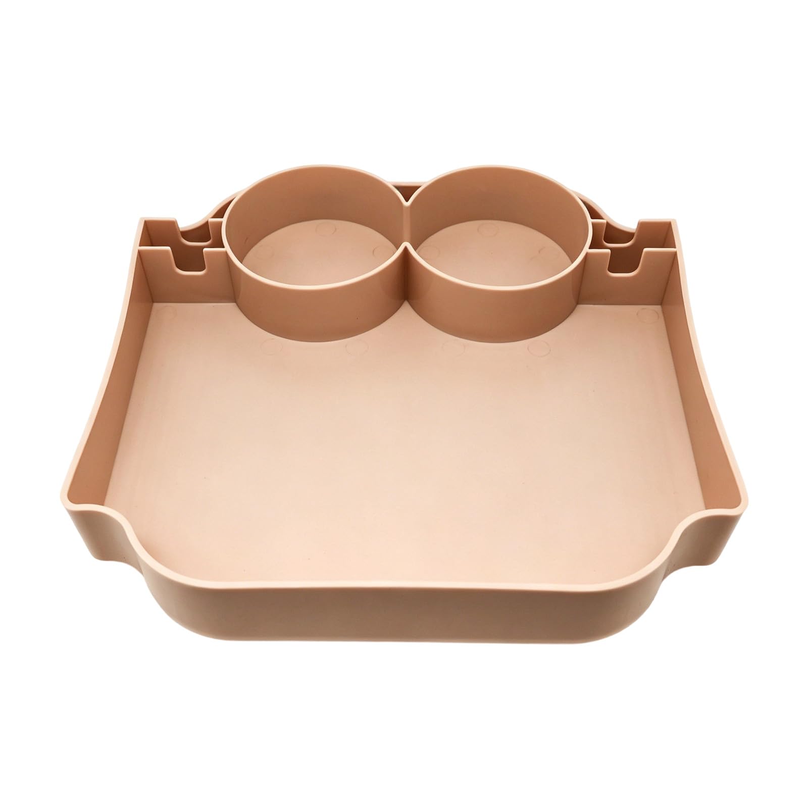 Whoasyst Foldable Picnics Tray Organiser for Outdoor Use PP Construction Cup Holder for Beach Trip BBQs and Pool Parties Pliable Beach Tray Stand
