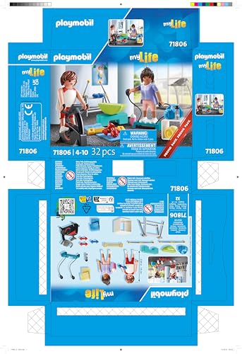 Playmobil | Sports | Entraînement Fitness | Jouet pour Enfants à partir de 4 Ans | 71806