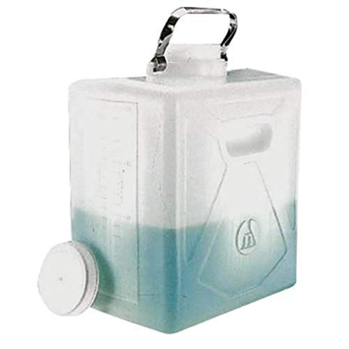 Nalgene 2320-0050-DS Rectangular Carboys, 20L, 12 1/2 x 8 5/8 x 15 High-Density Polyethylene (Pack of 4)