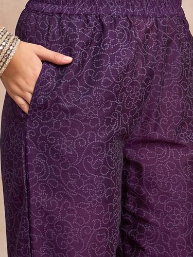 Kurta violet Varanga taille M ensemble de mi-saison aux finitions premium