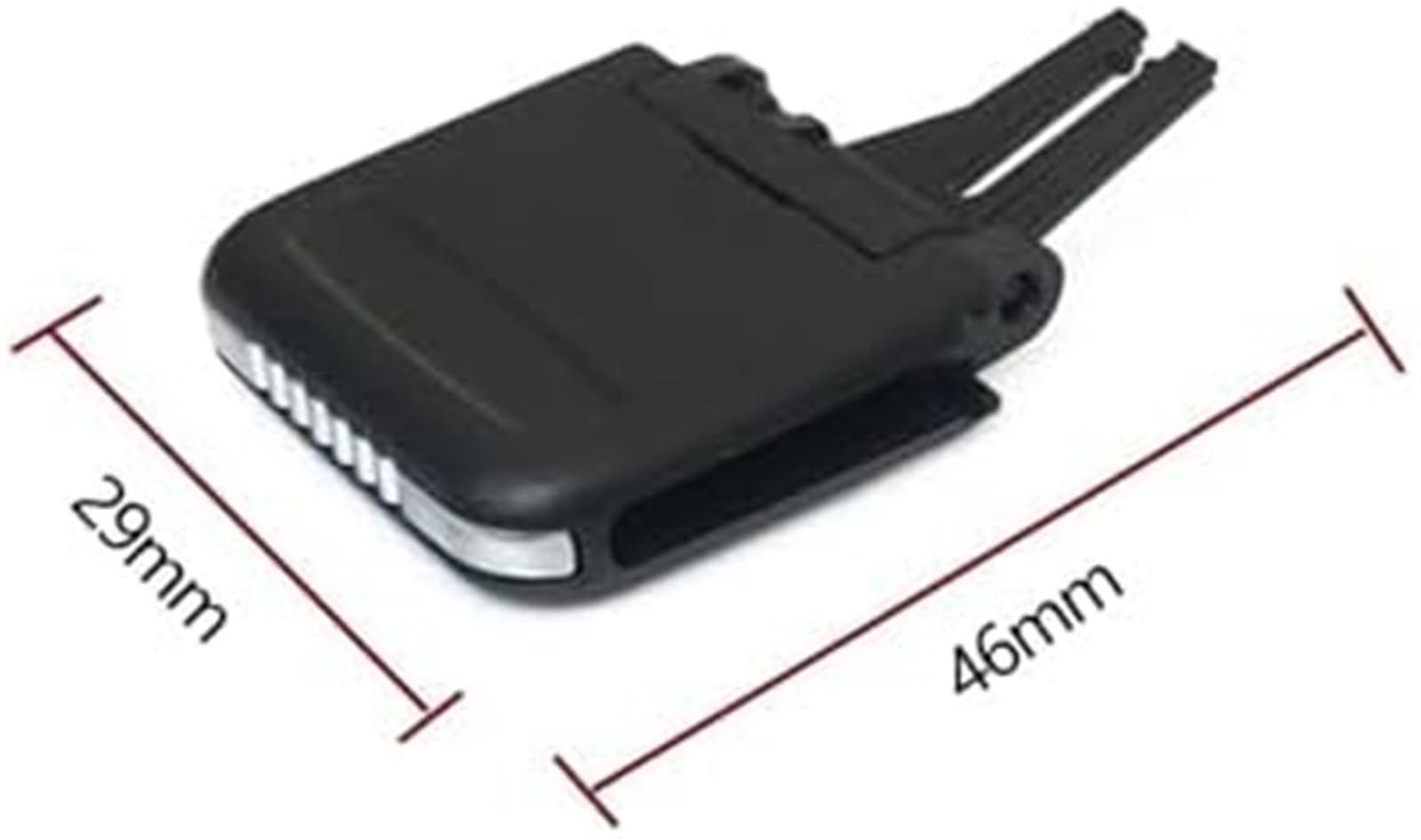Zestaw naprawczy wylotu powietrza z tyłu samochodu Centralny nawiew na osłonę chłodnicy Ac Grille Zakładka dla CAYENNE 2010-2016 Klips do nawiewu samochodowego(BLACK 6PCS)