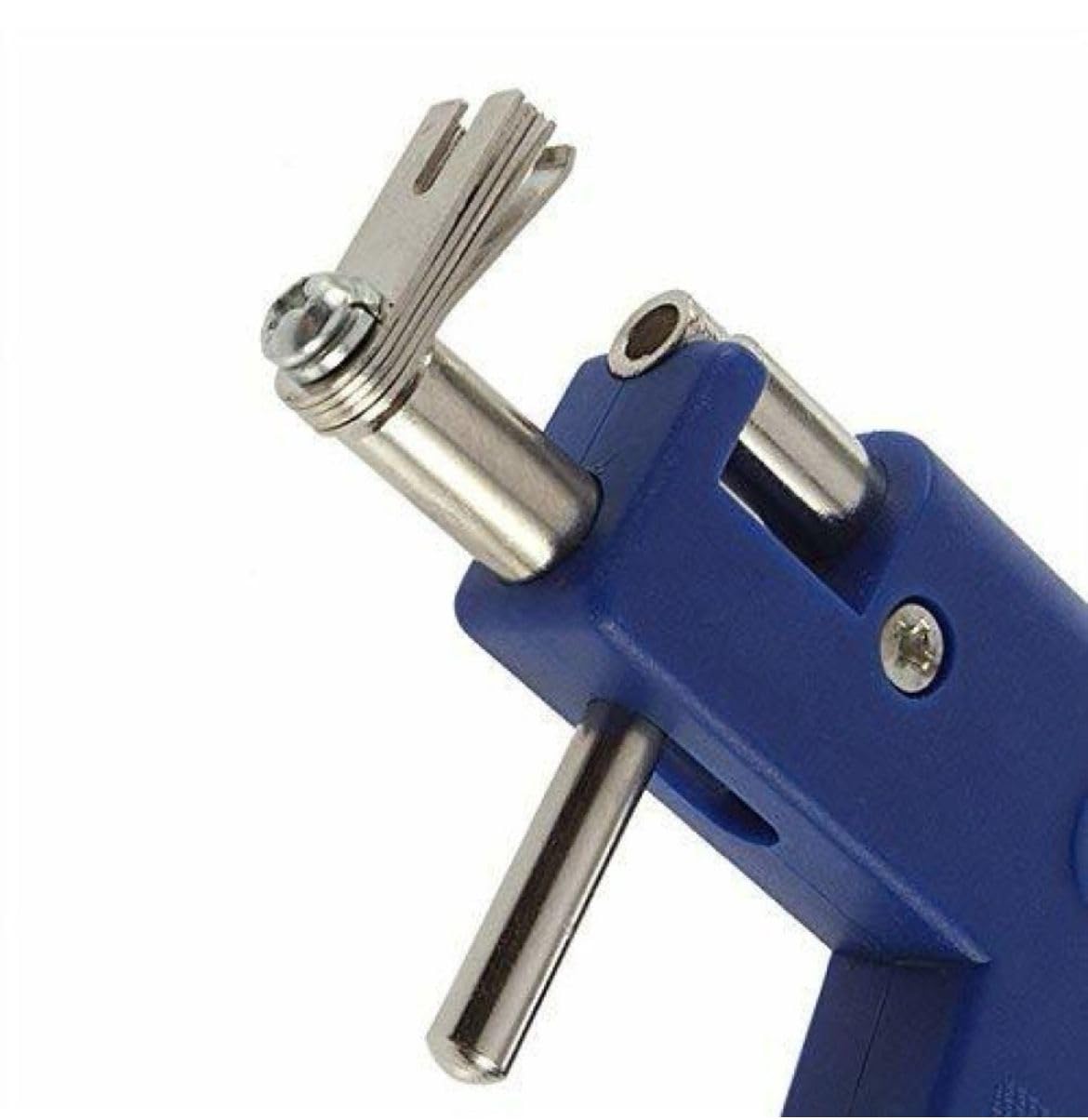 EPITECH MART Professional Steel Ear Nose Body Blue Color Piercing Gun Shots Tool Kit Set 1
