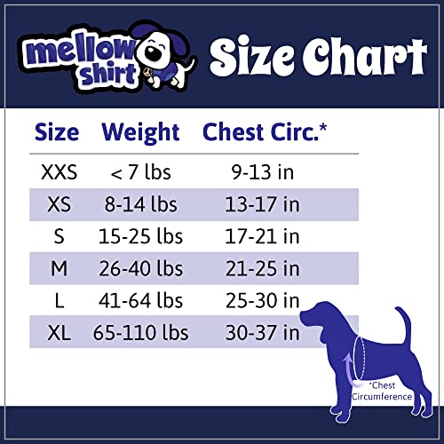 Mellow Shirt Dog Anxiety Calming Wrap, Medium, Cypress #TOP3