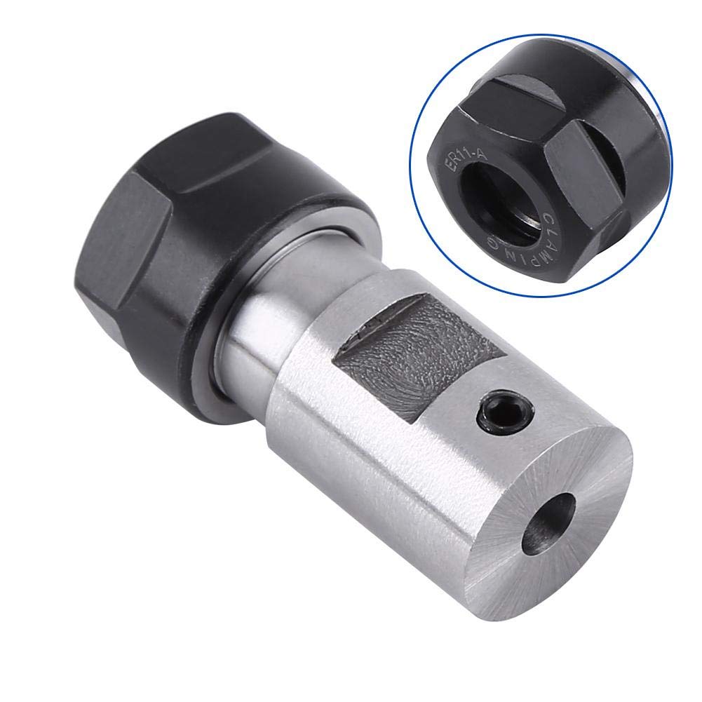 ER11 Tige D'extension de Broche de Mandrin de Mandrin D'arbre de Moteur de 5MM Intérieure pour le Fraisage de Commande Numérique par Ordinateur