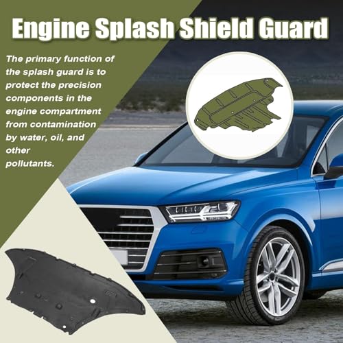 Image of Priprilod Engine Splash Shield Guard Compatible With Audi Q7 4M S-Line 2015-2019#4M0825235F