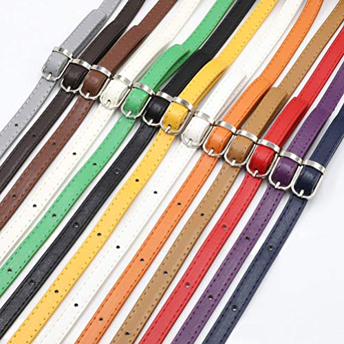 ExCEART Alça transversal de couro para bolsa de ombro, alça de mão, alça de mão, cinto de substituiç