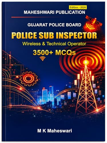Image of Gujarat Police Sub Inspector (Wireless & Technical Operator) MCQ Book | 3500+ Practice Questions | Exam Pattern | 2026 | Wireless PSI | PSI Wireless