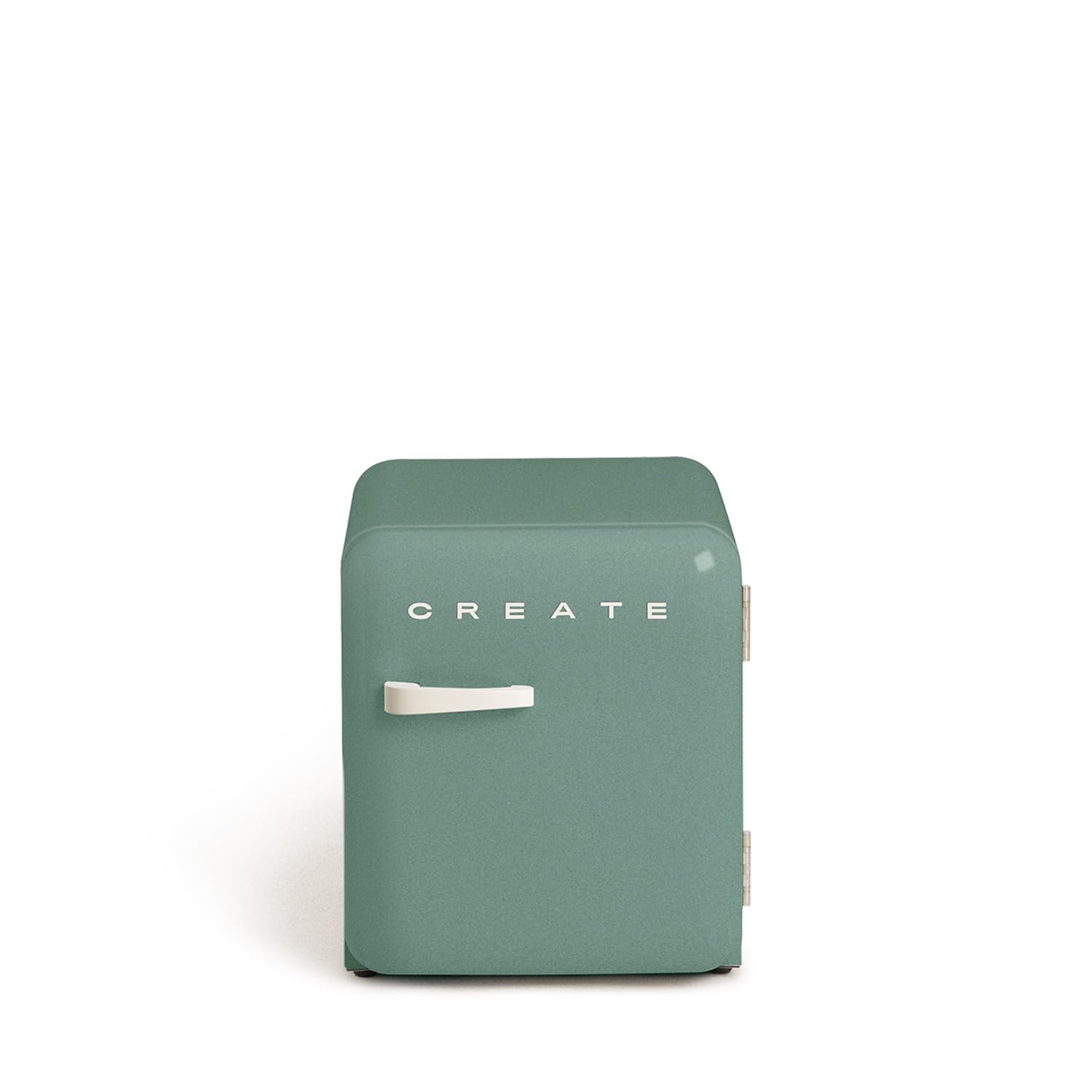 CREATE / RETRO FRIDGE 50 WOOD/Refrigerator green sage wood handle / 85W. minibar. one shelf. retro design. 50 cm. two shelves. capacity of 48L. low consumption. 50x44x50 cm — view 37
