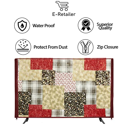 Image of Transparent LCD /LED T.V Protector Cover with Zipper Enclosure for 42 Inch Suitable for All Major Brand & Model (Color-Multi, Size-39x3x24 Inches)