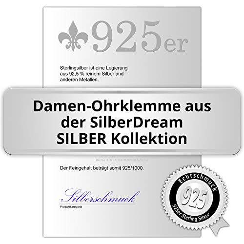 SilberDream GSO417W - Orecchini da donna a forma