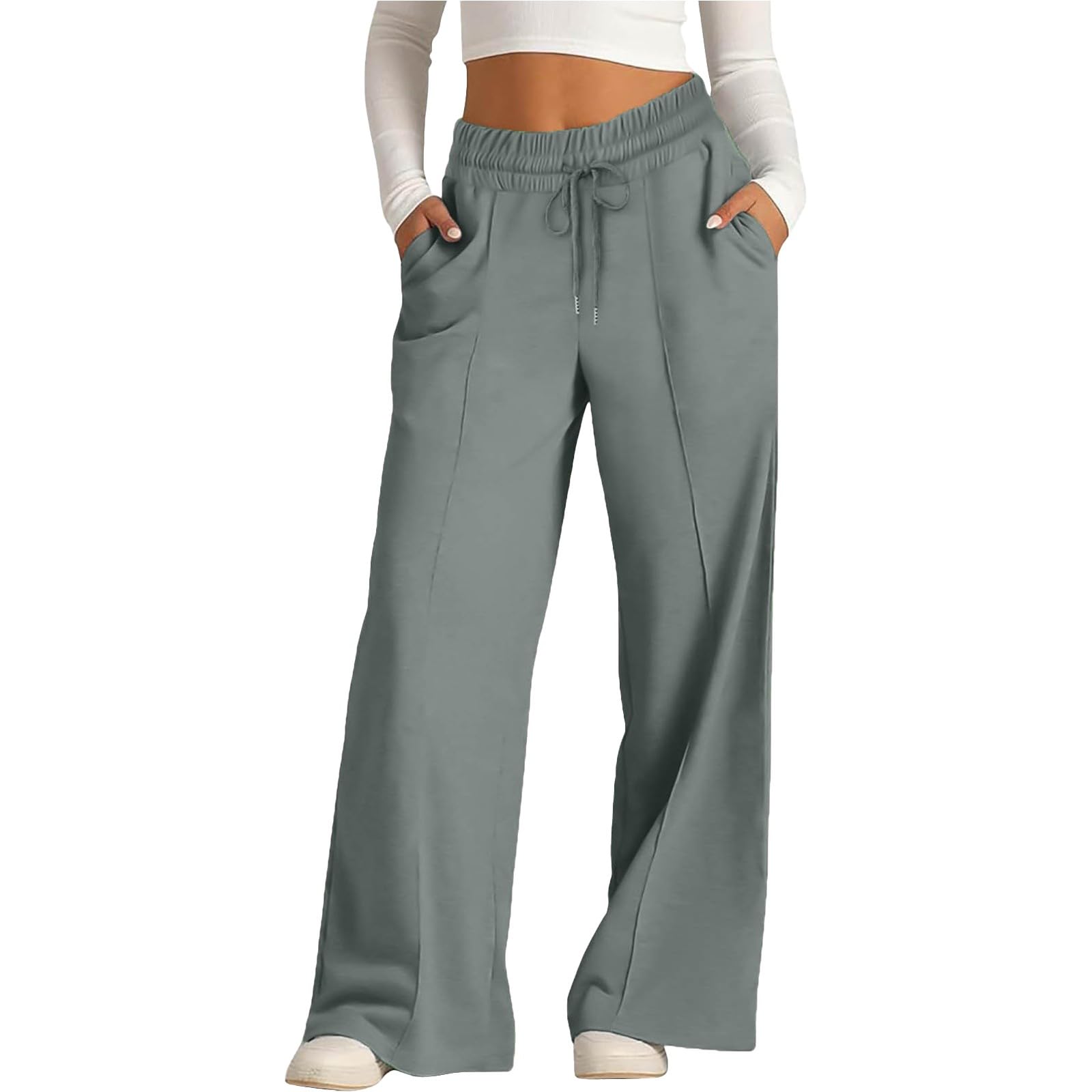HJYUZPfice Pants for Women Suits for Women Business Casual White Dress Pants Women Palazzo Pants for Women White