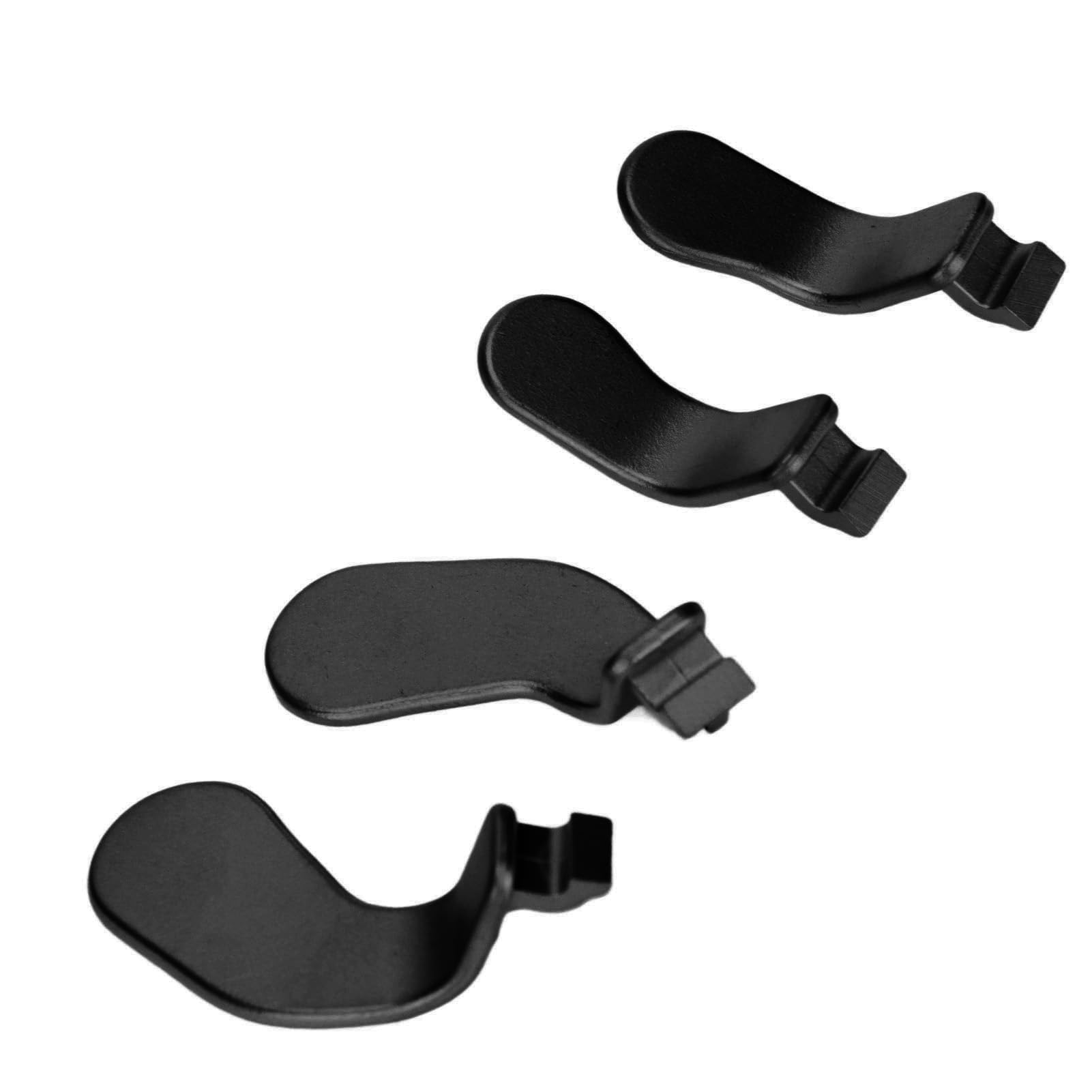 Łopatki do Kontrolera Wysokiej Jakości Metalowy Materiał ze Stali Nierdzewnej 4 Szt. do Kontrolerów Paddles Kompatybilny z Kontrolerami Bezprzewodowymi One Series 2.(czarny)