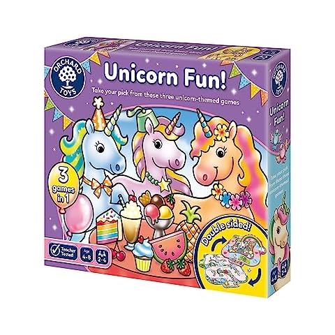Orchard Toys Unicorn Fun! 3 in 1 Games Cover