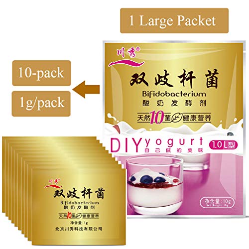 ZZALLL Bifidobacterium Yoghurt Starter, 1g-1L, 1g*10 pack, Maak Dessert Thuis - Image 6