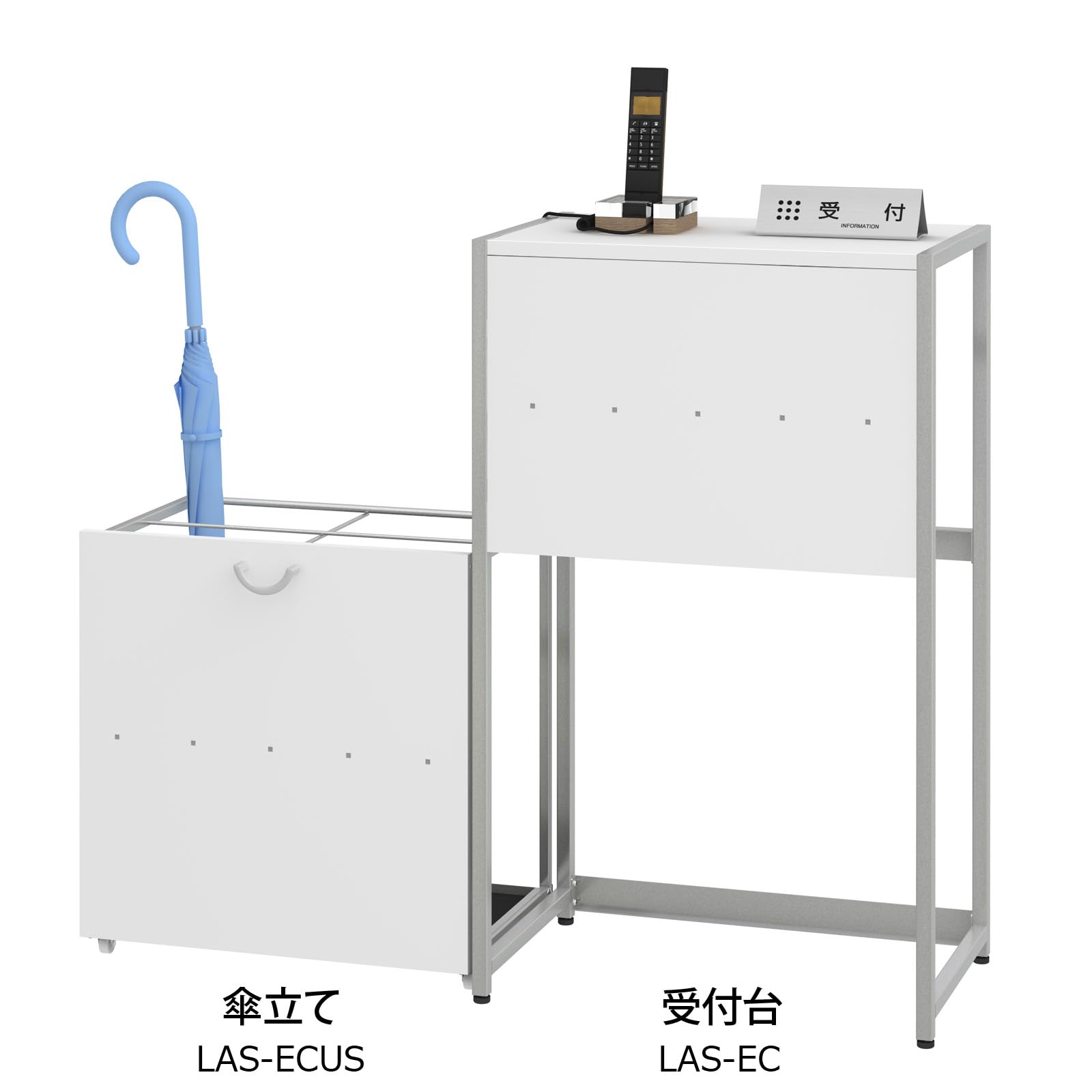 Amazon｜トヨダプロダクツ 傘立て キャスター付き 業務用 玄関 受付 48